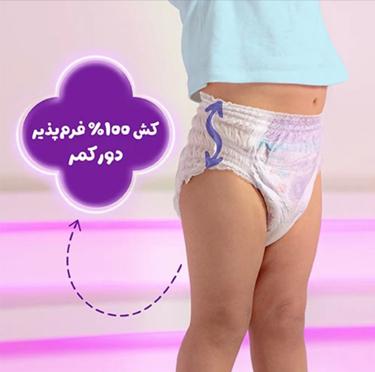 پوشک شورتی مای بیبی سایز ۷ بسته ۲۰ عددی